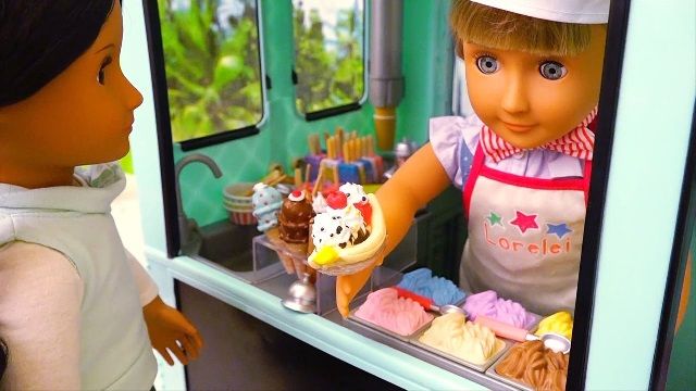 American Girl Doll Ice Cream Truck