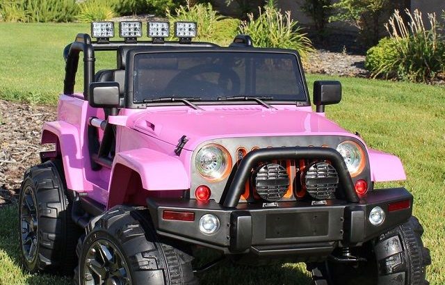 Pink Jeep Power Wheels