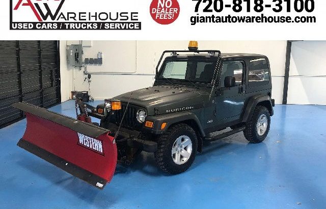 Plow for Jeep Wrangler