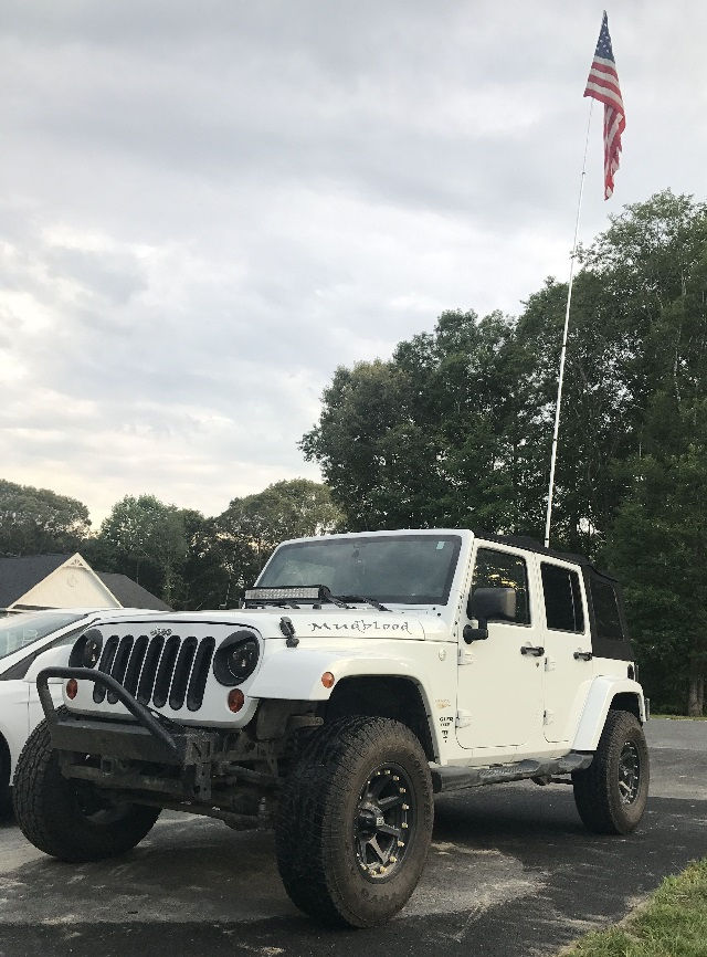Jeep Flag Pole