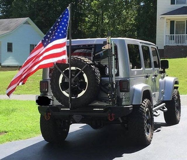 Jeep Flag Pole