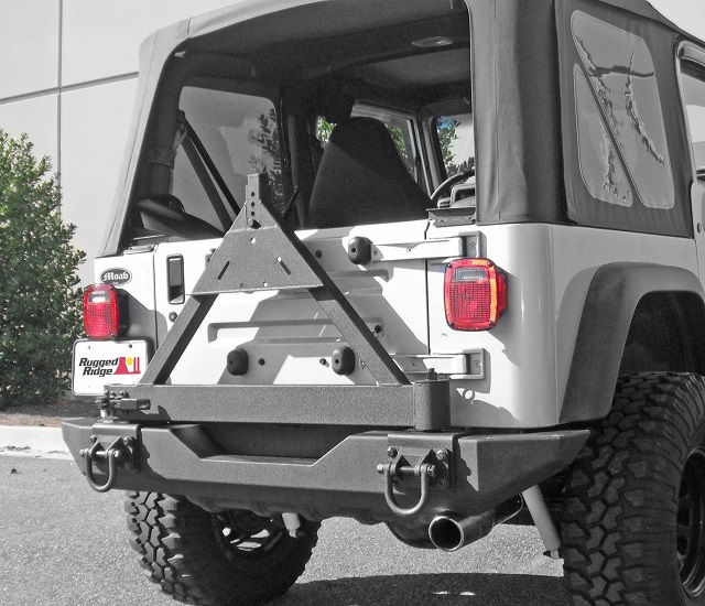 Jeep Tj Rear Bumper with Tire Carrier