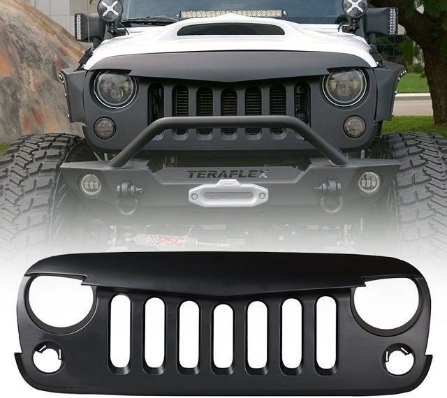 Jeep Angry Eyes Grill