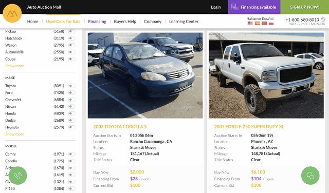 Online Car and Truck Auctions