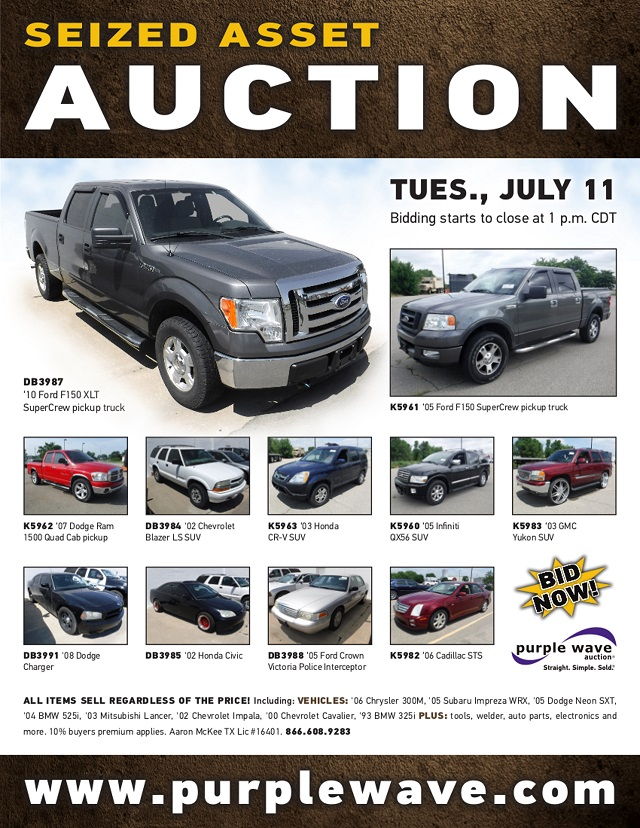 Seized Truck Auction