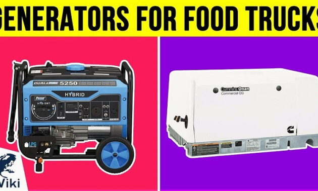 Best Generator for Food Truck