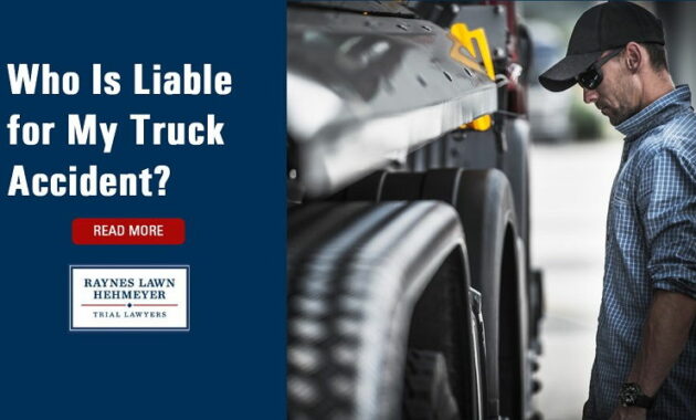 Who Is Liable in a Truck Accident