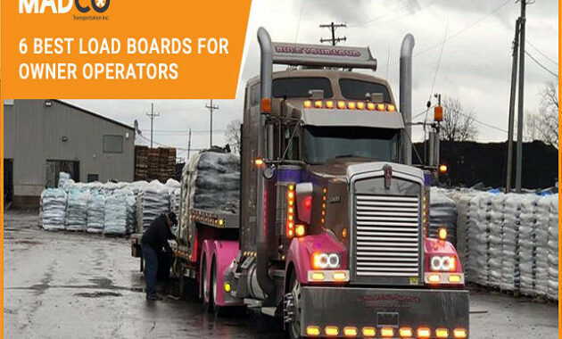 Truck Loads for Owner Operators
