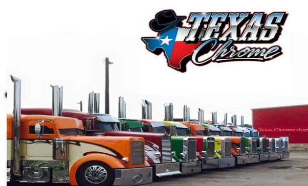 Texas Chrome Shop Semi Truck