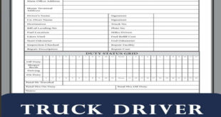 Truck Driver Log Books