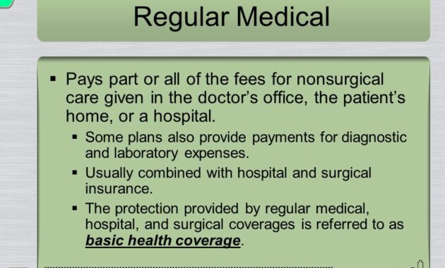Regular Health Insurance