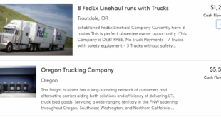 Box Truck Business for Sale in Oregon