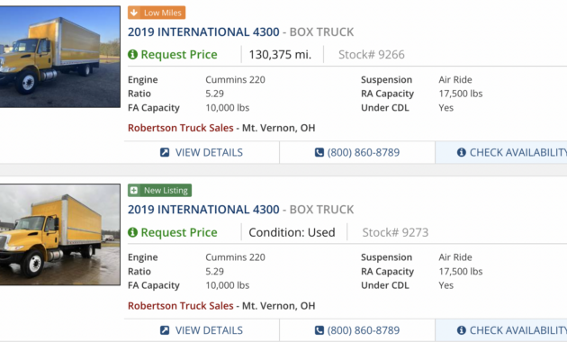 Box Truck for Sale in Ohio