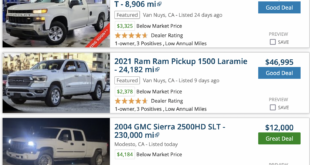 Truck for Sale by Owner in California