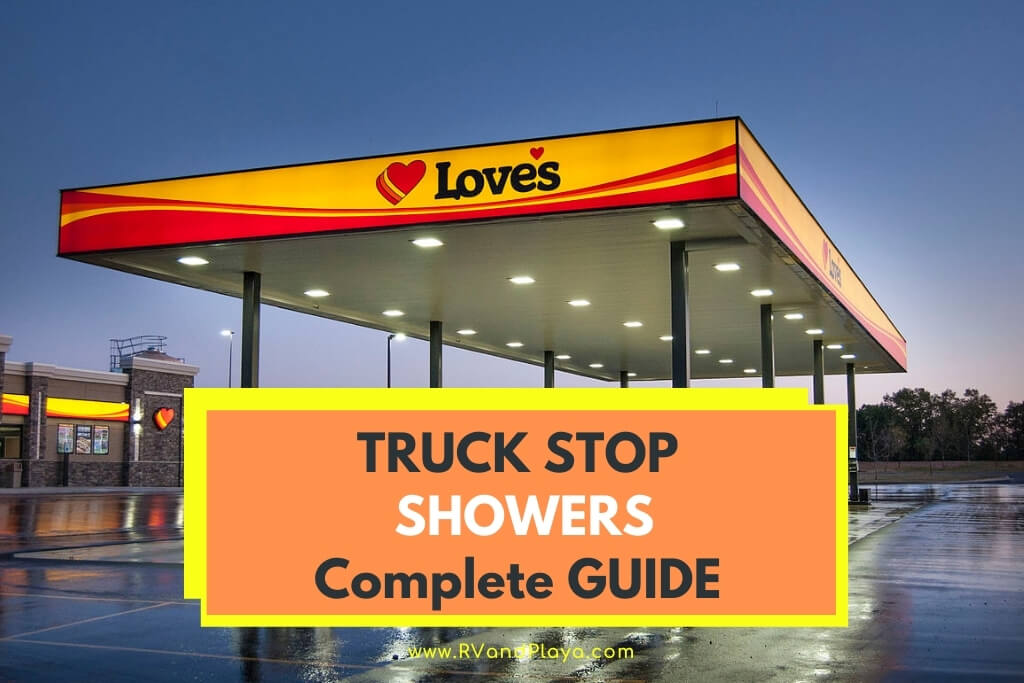truck stop with showers near me