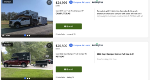 used truck campers for sale in Texas
