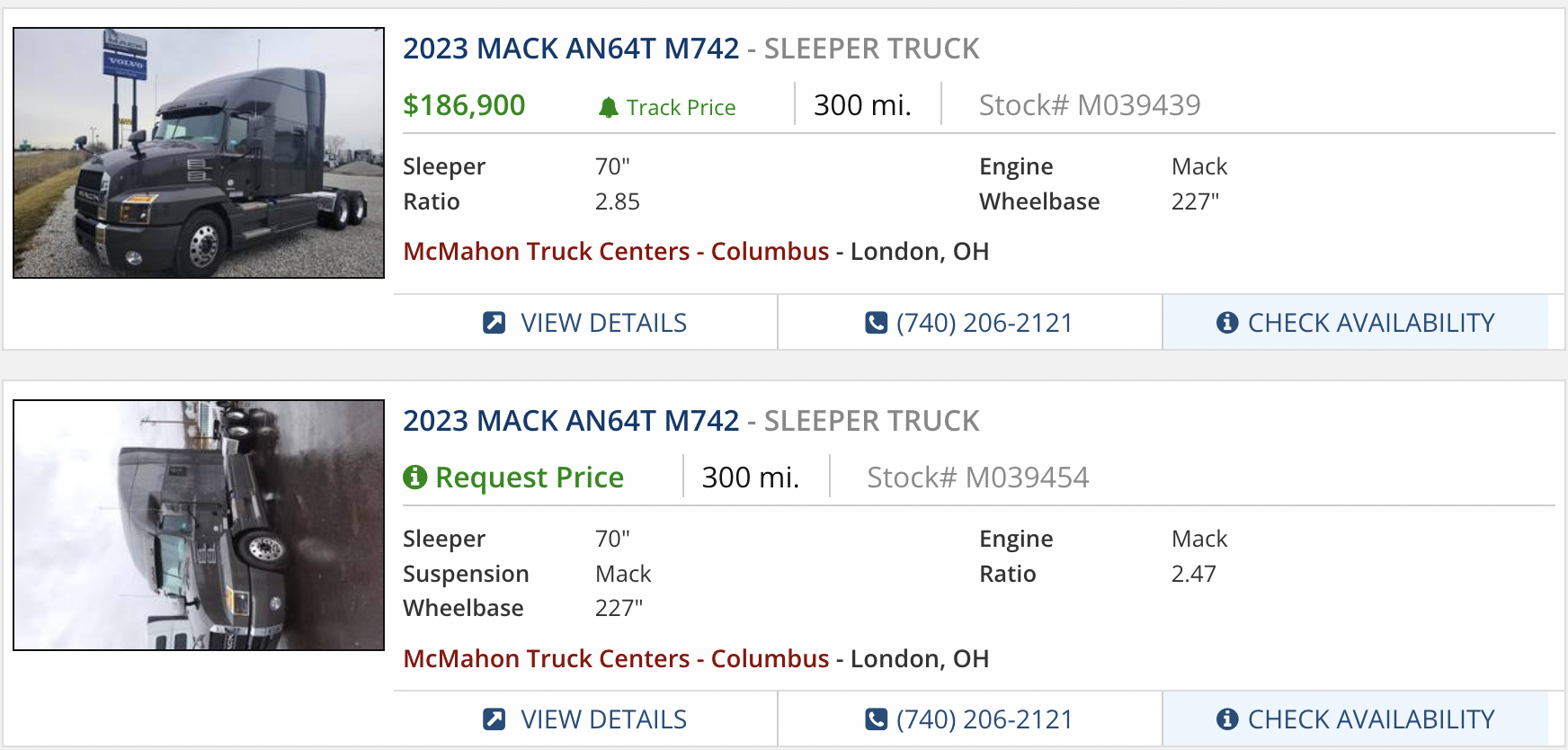 Semi Truck for Sale in Ohio