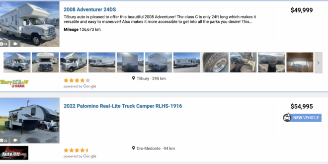 Truck Campers for Sale in Ontario