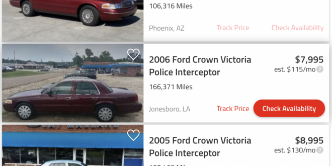 police cars for sale