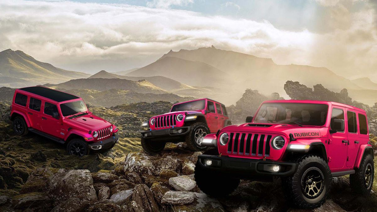 pink jeep wrangler for sale