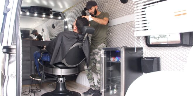 mobile barbershop for sale